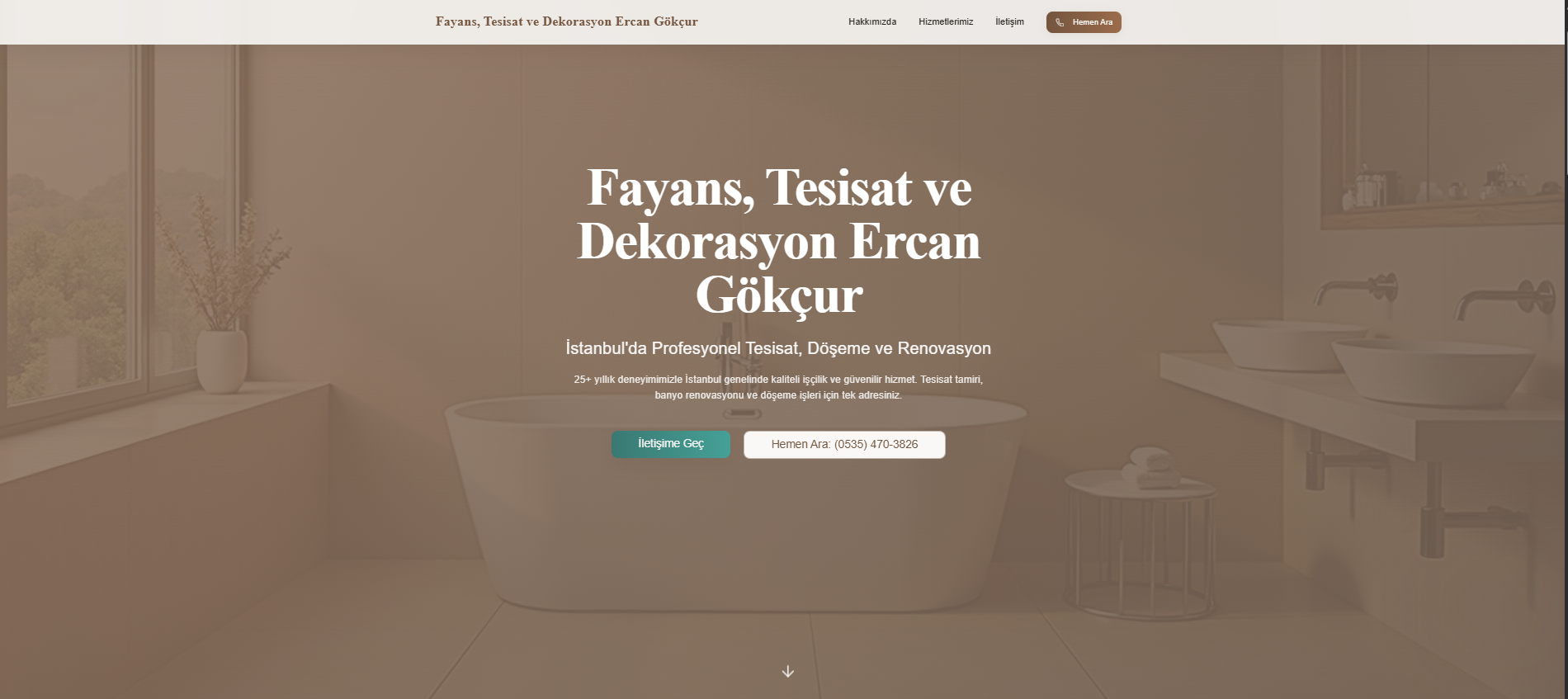 İşletme Tanıtım Sitesi